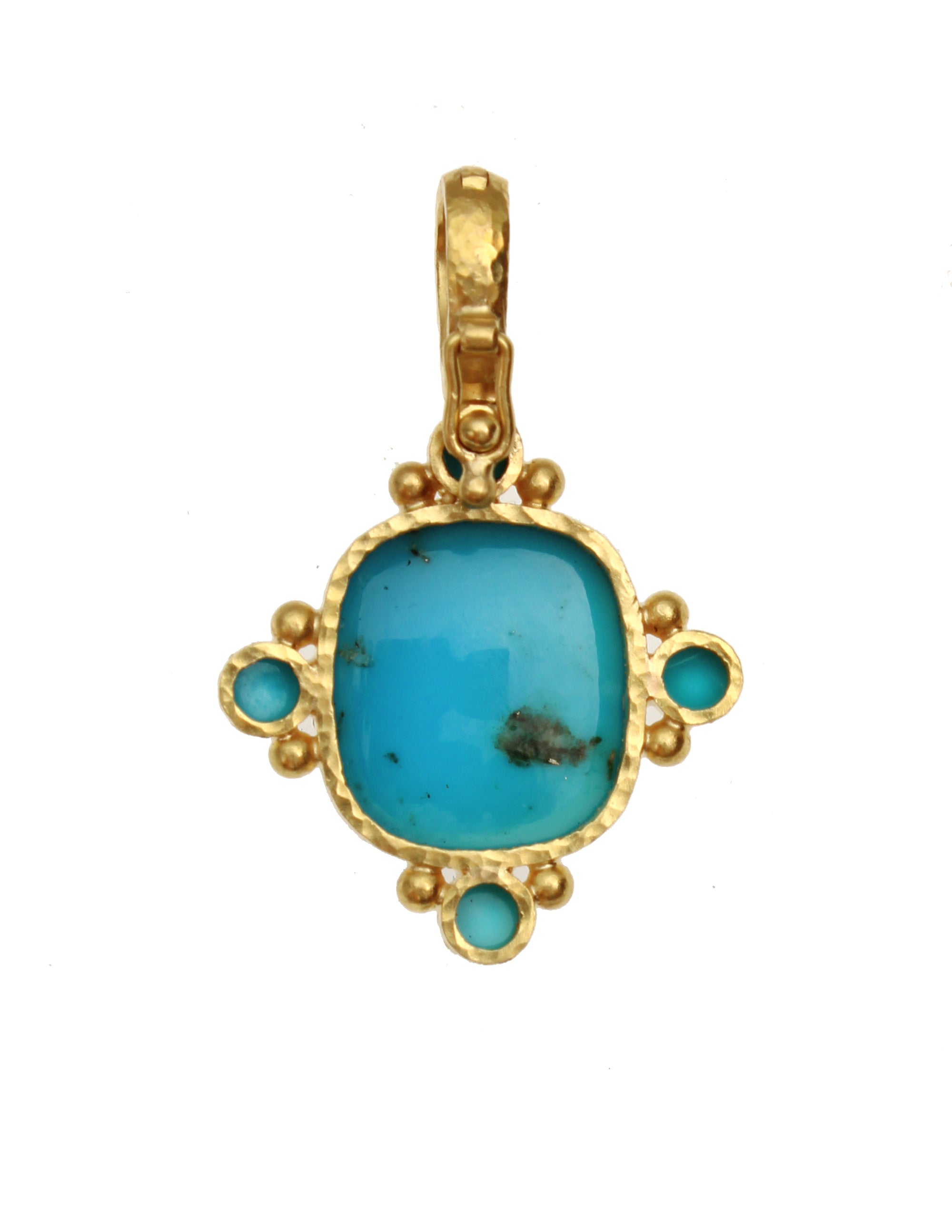 Sleeping Beauty Turquoise Pendant