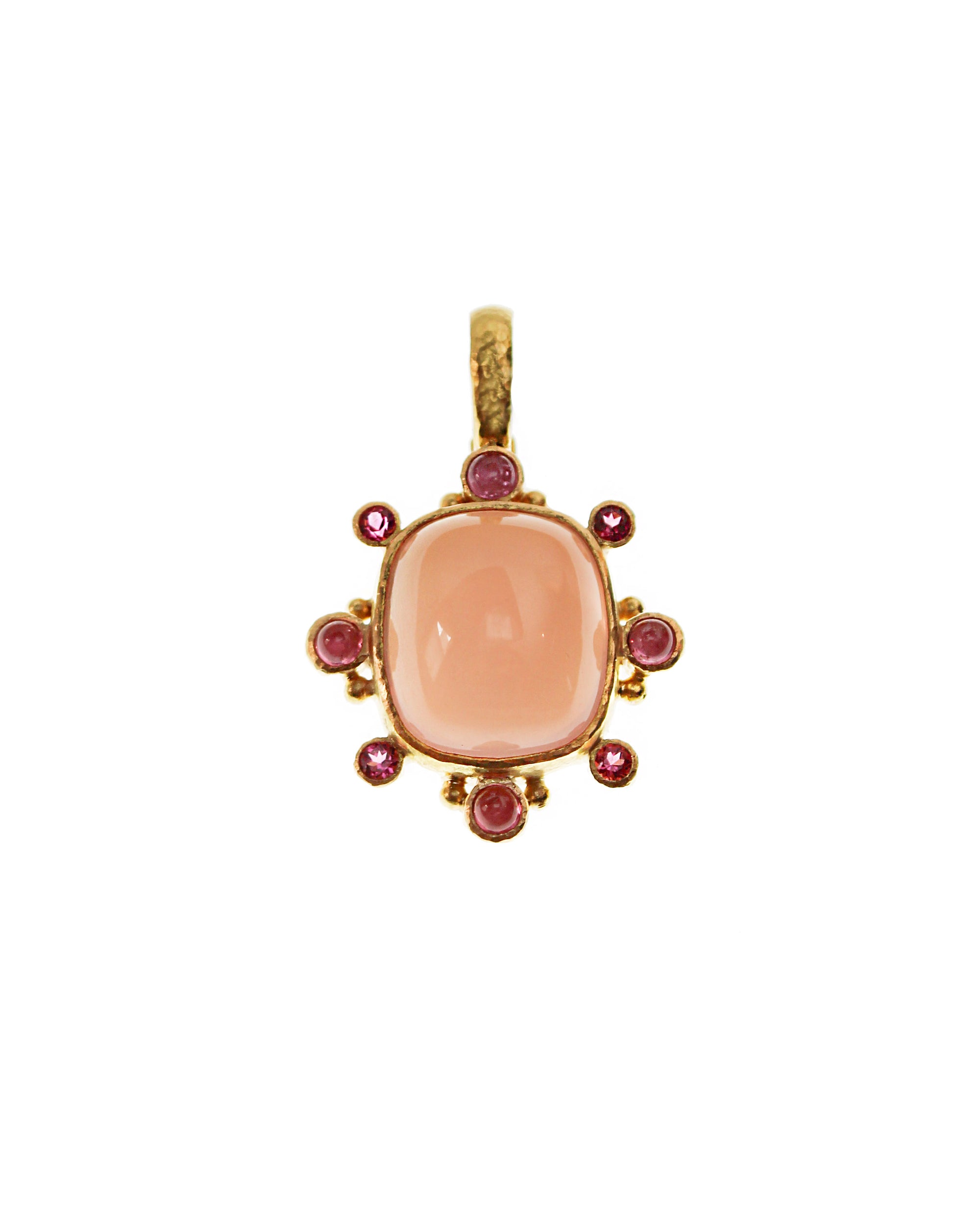 Rose Quartz and Pink Tourmaline Pendant