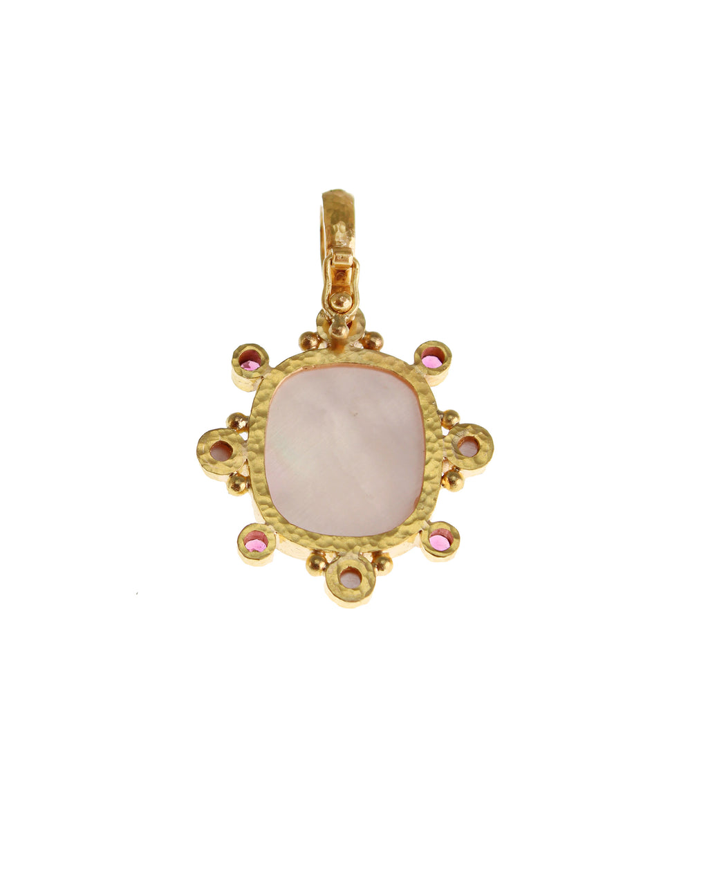 Rose Quartz and Pink Tourmaline Pendant