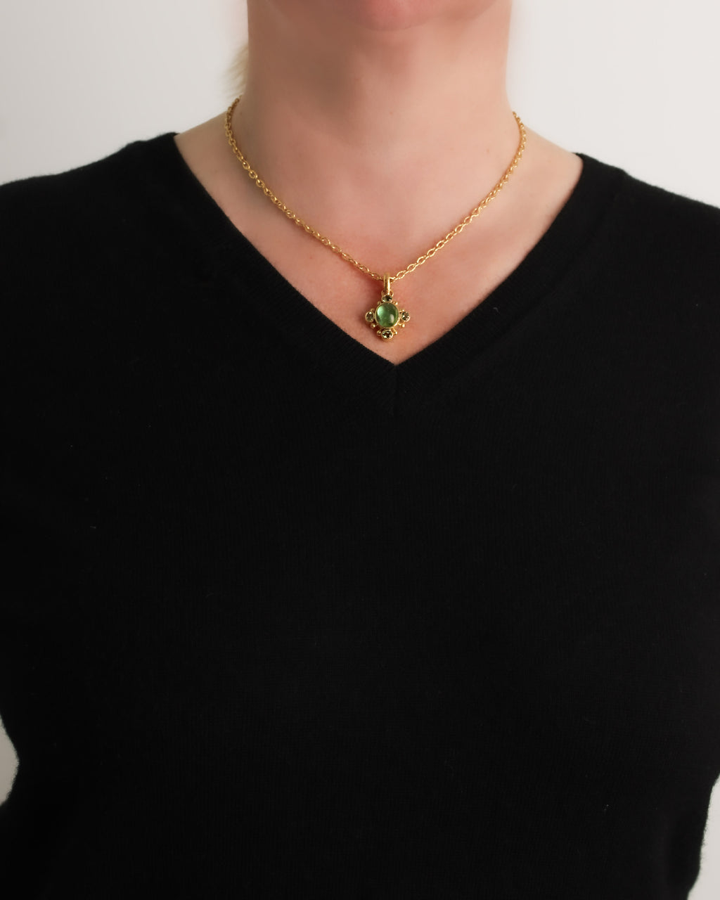 Green Tourmaline Pendant