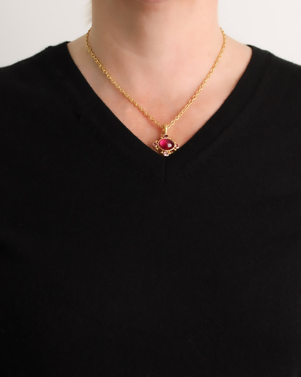 Pink Tourmaline Pendant