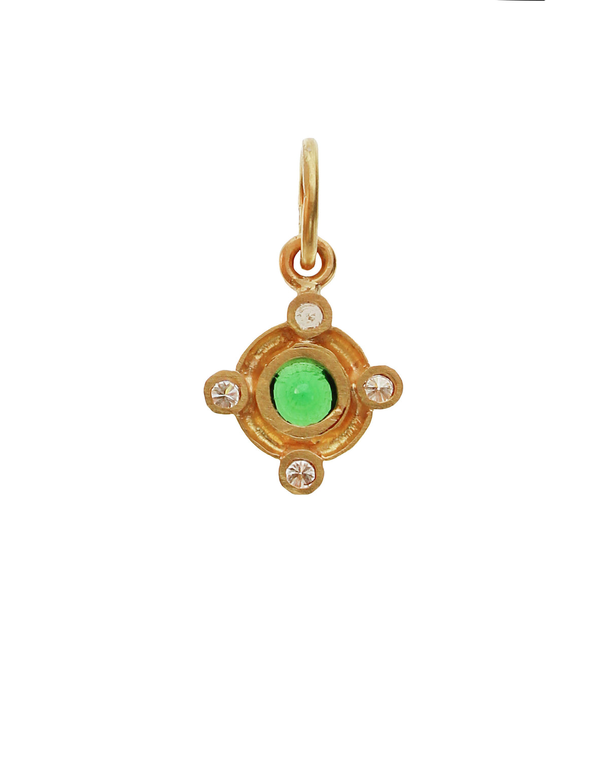 Tsavorite and Diamond Pendant