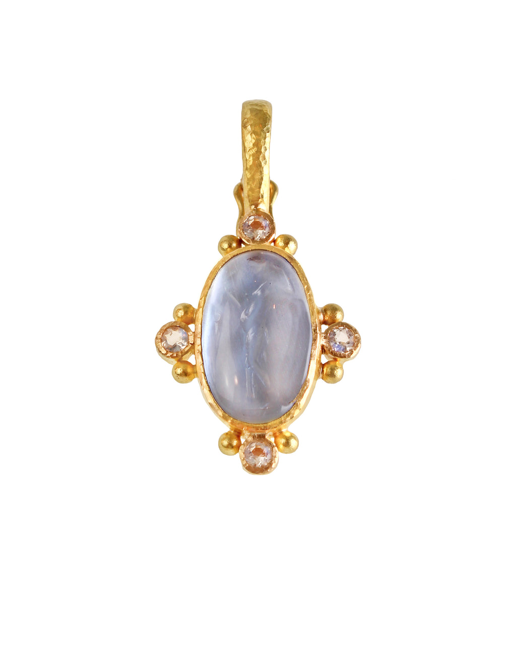 Cerulean 'Standing Goddess' Pendant