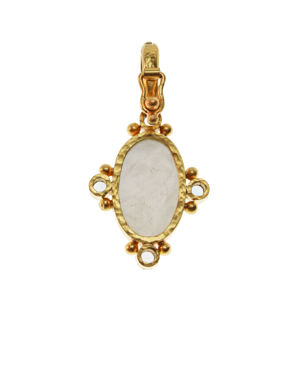 Light Aqua Venetian Glass 'Standing Goddess' Pendant