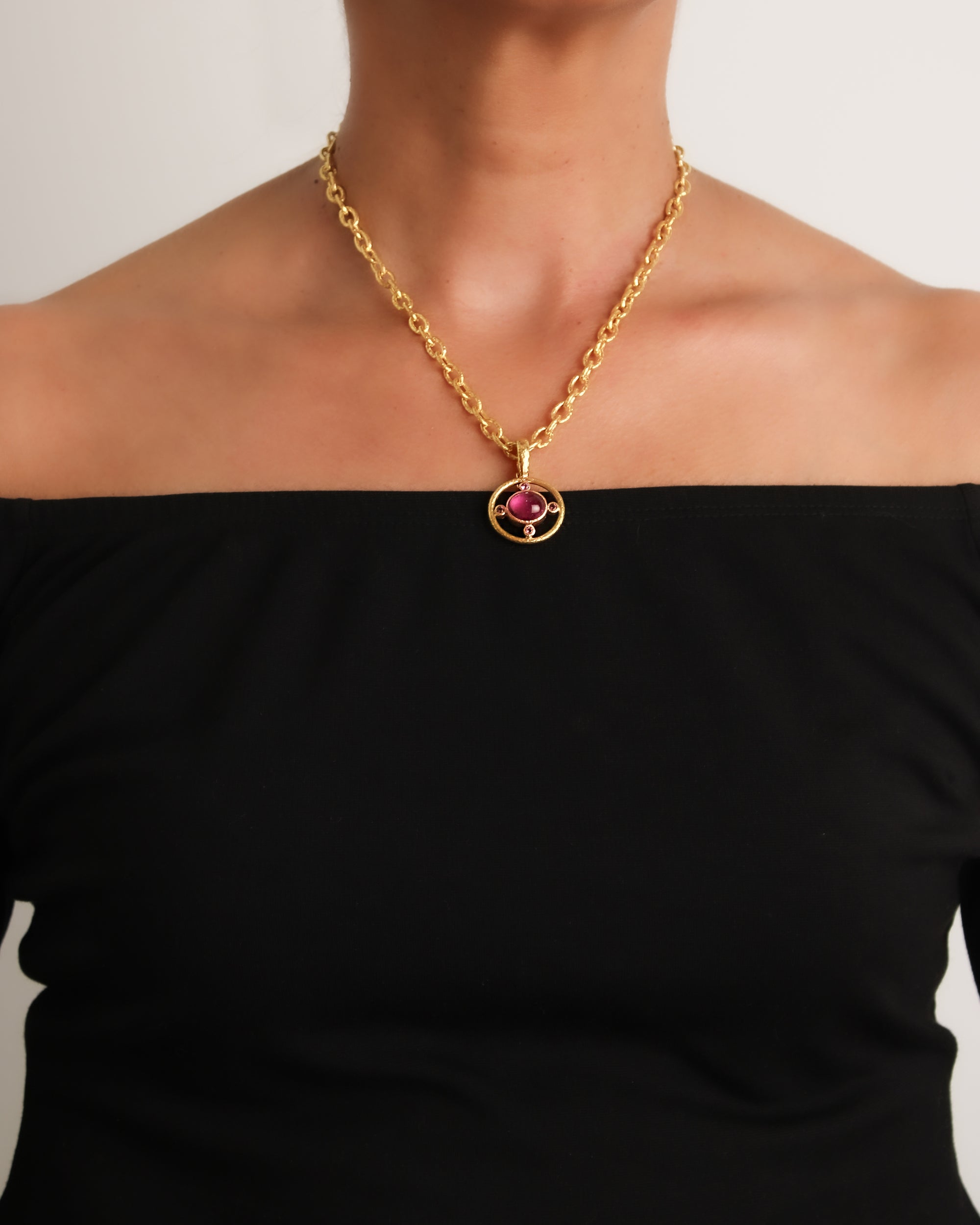 Pink Tourmaline Pendant