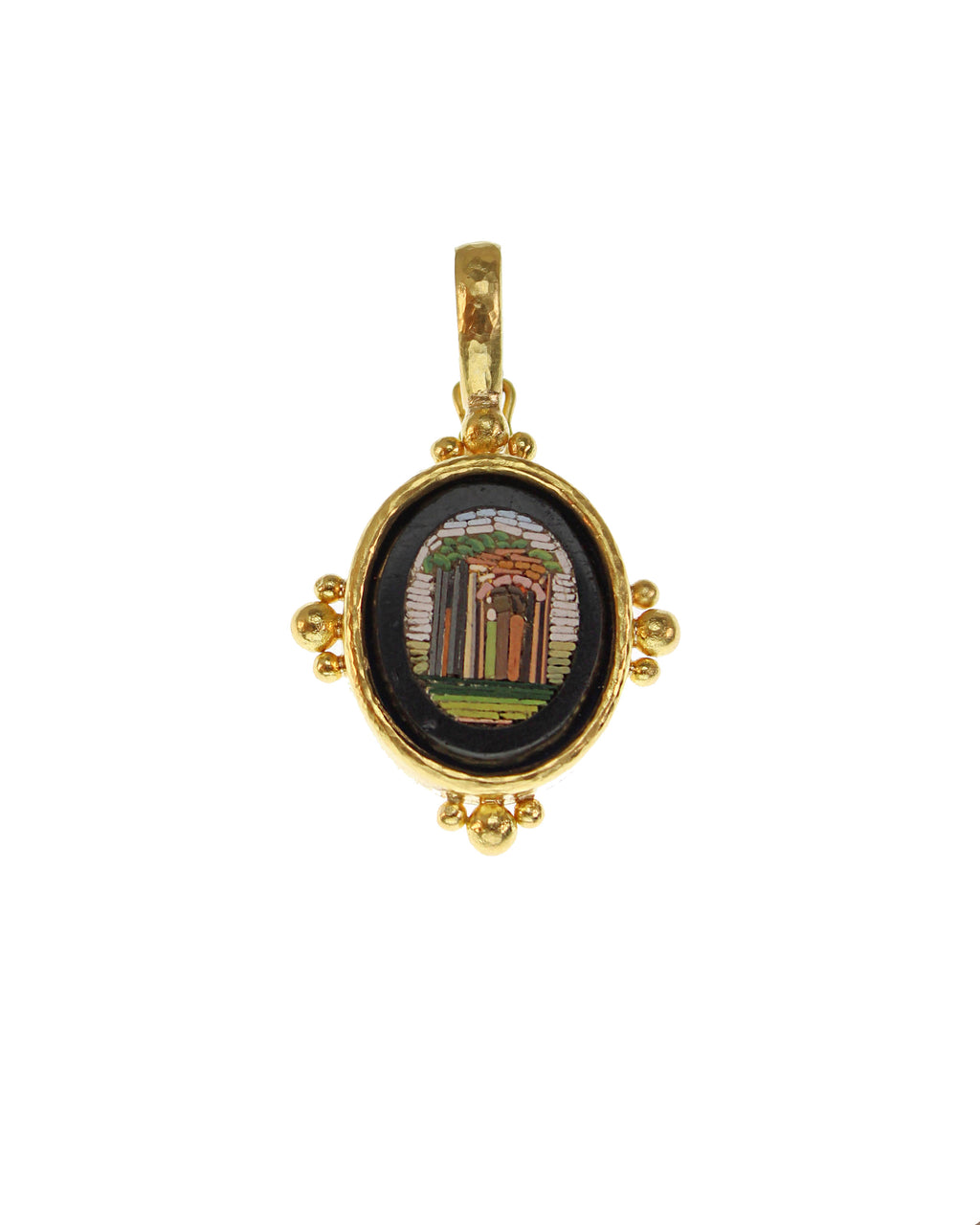 Antique Micromosaic Pendant