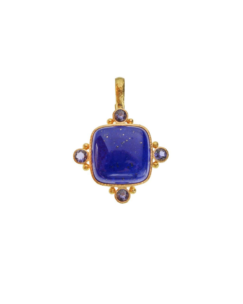 Lapis and Iolite Pendant