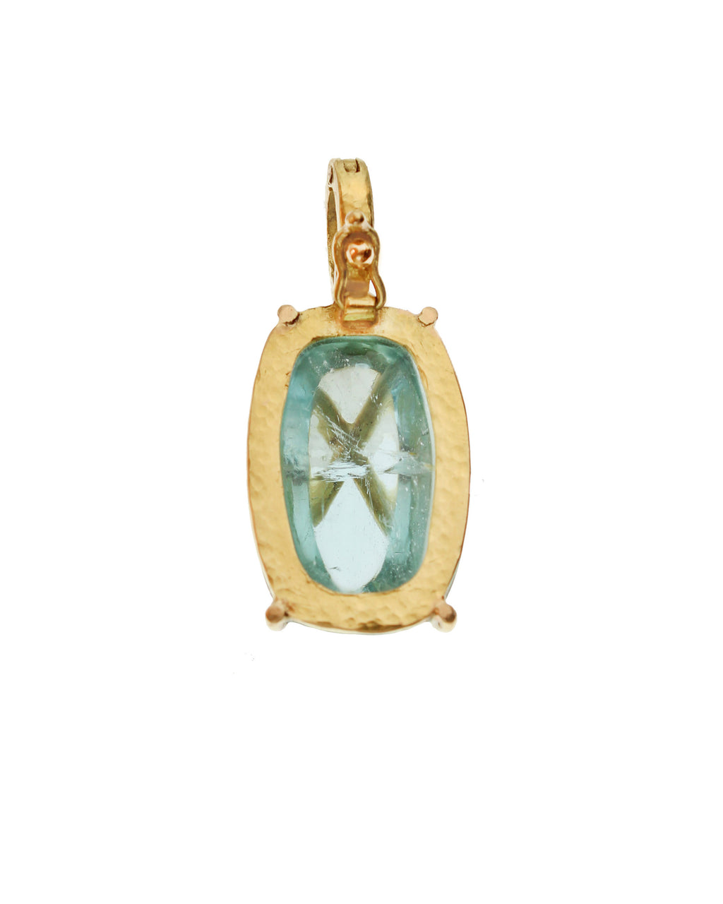 Caged Green Beryl Pendant