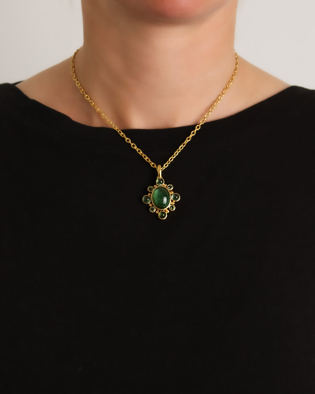 Green Tourmaline Pendant