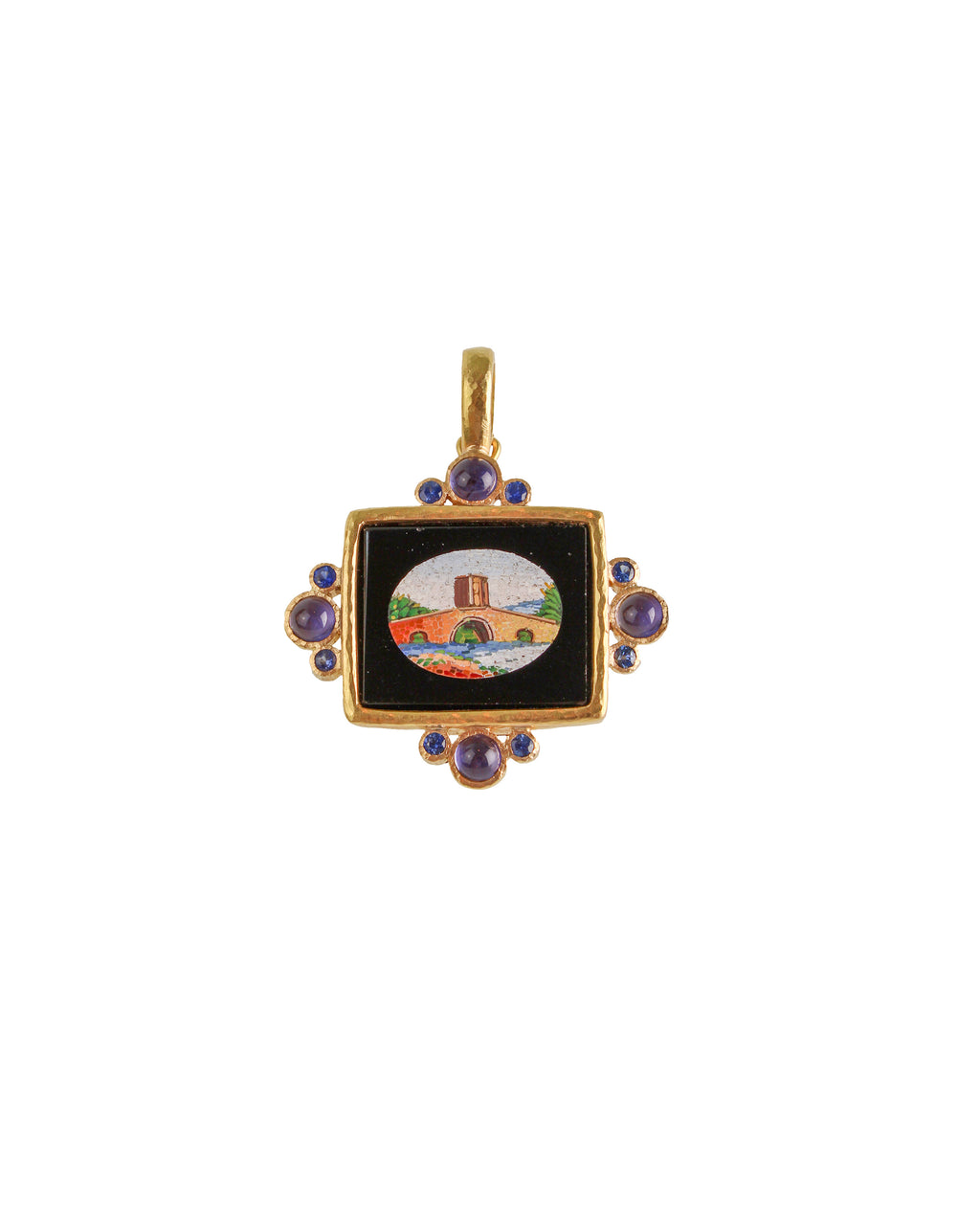 Antique Micromosaic 'Ponte Salario' Pendant