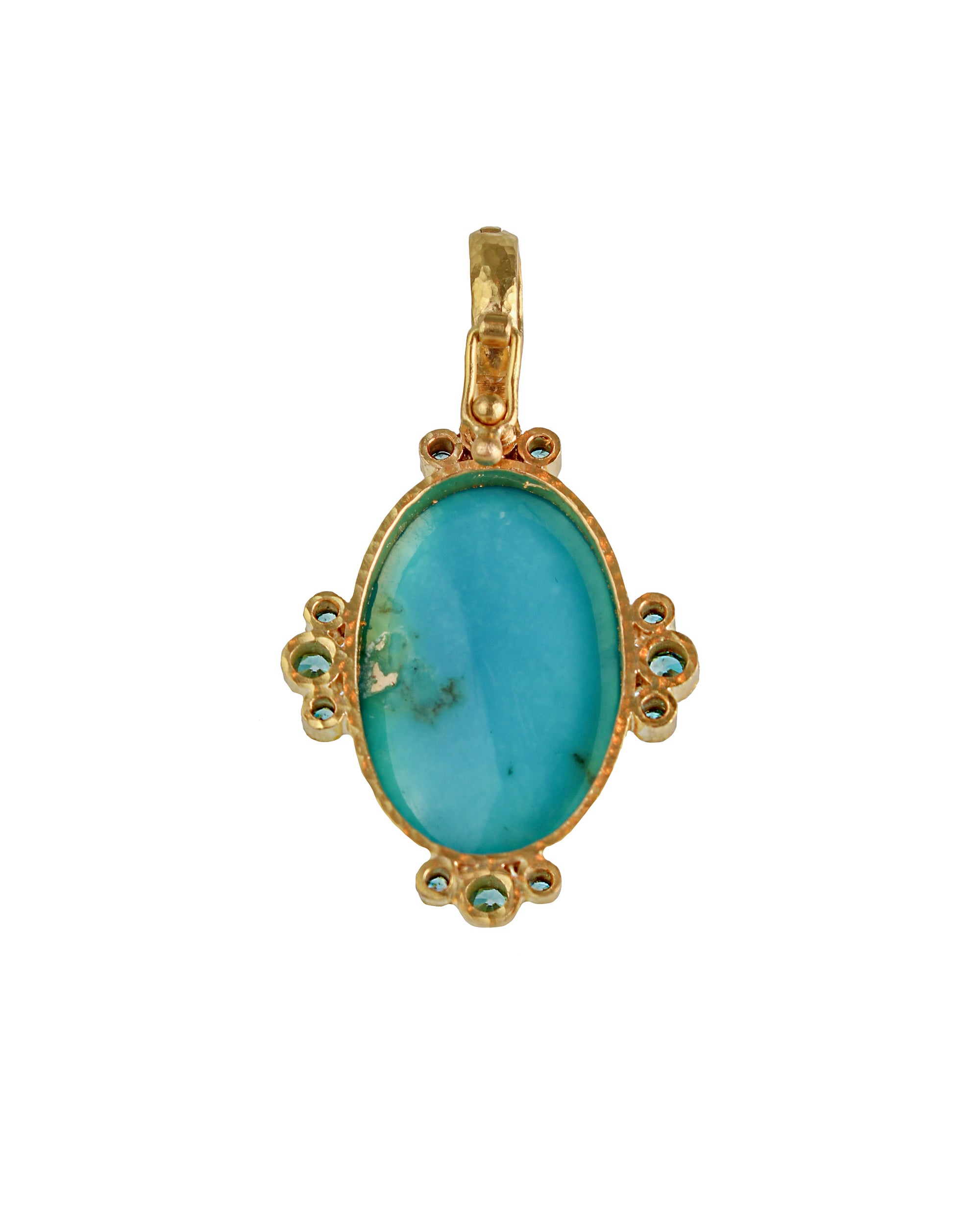 Sleeping Beauty Turquoise Pendant