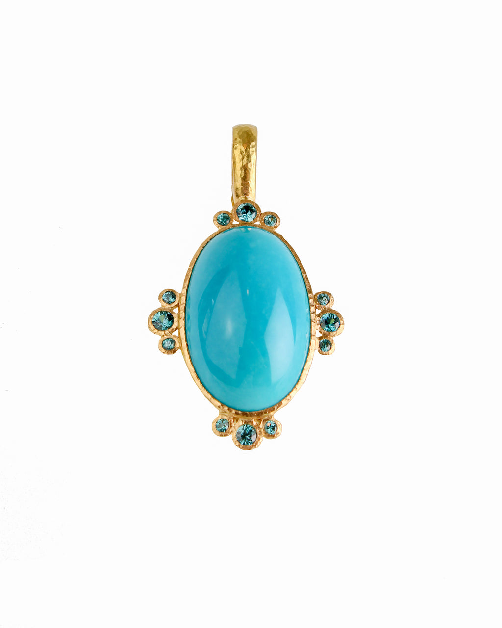 Sleeping Beauty Turquoise Pendant