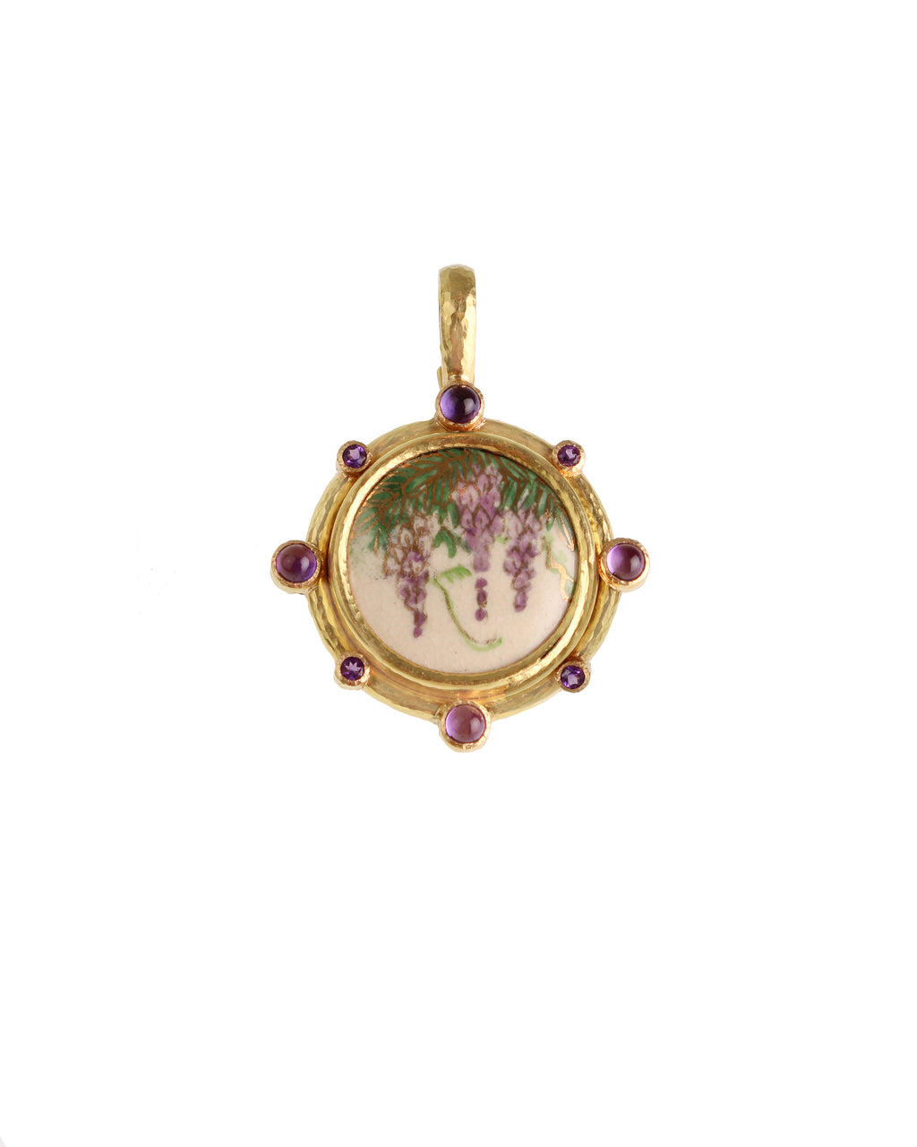 Satsuma 'Wisteria' and Amethyst Pendant