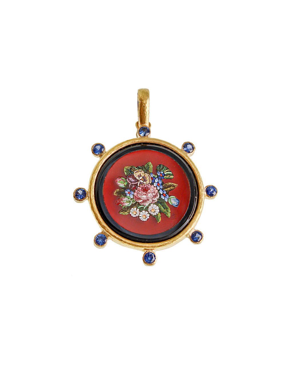 19th century micromosaic pendant