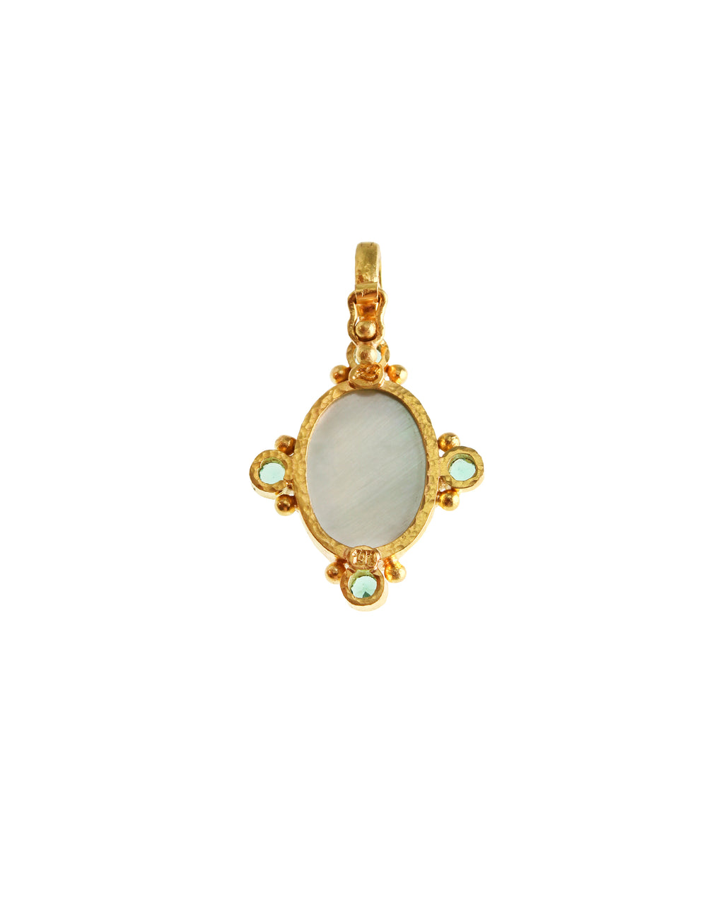 Blue-Green Tourmaline Pendant