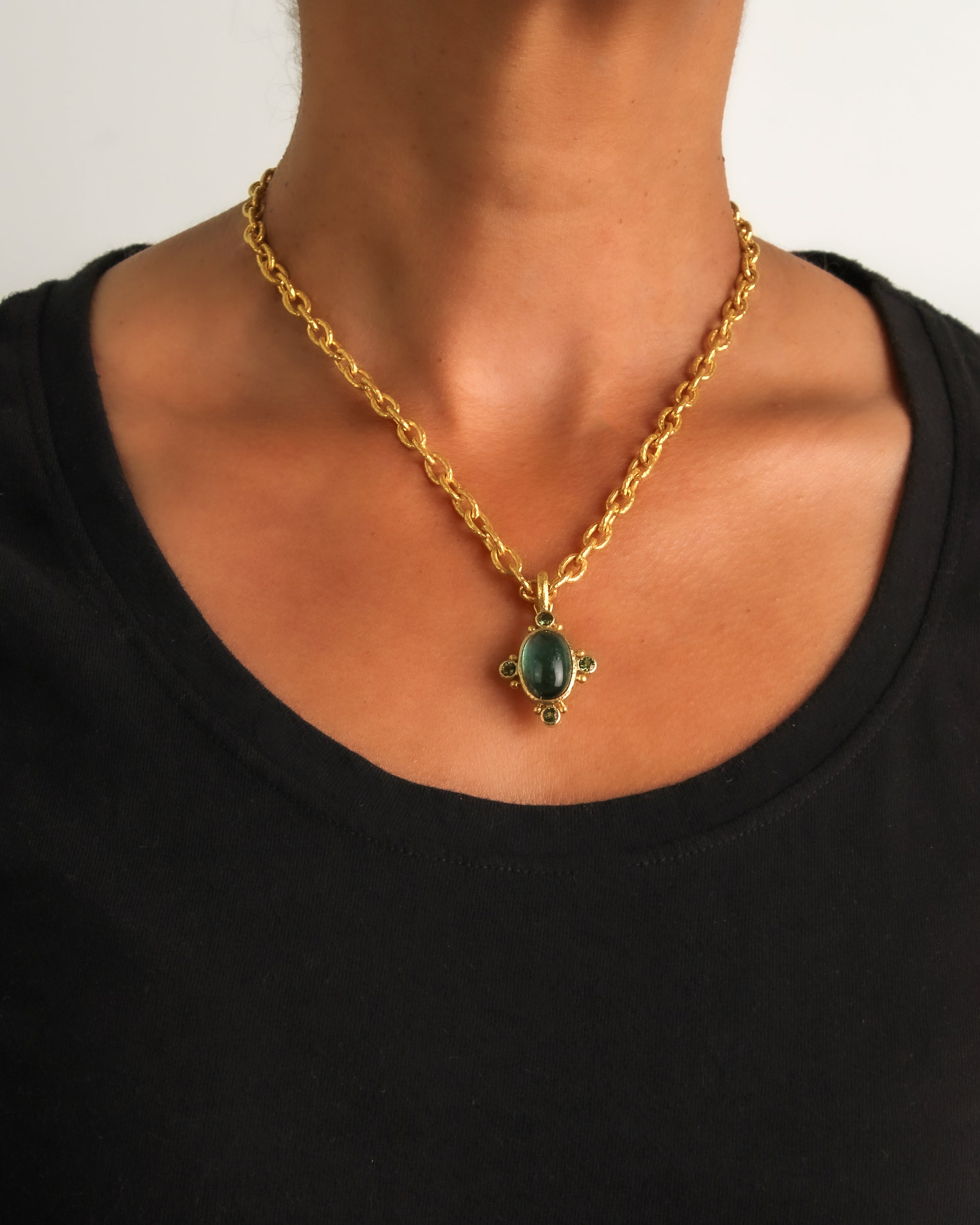 Green Tourmaline Pendant