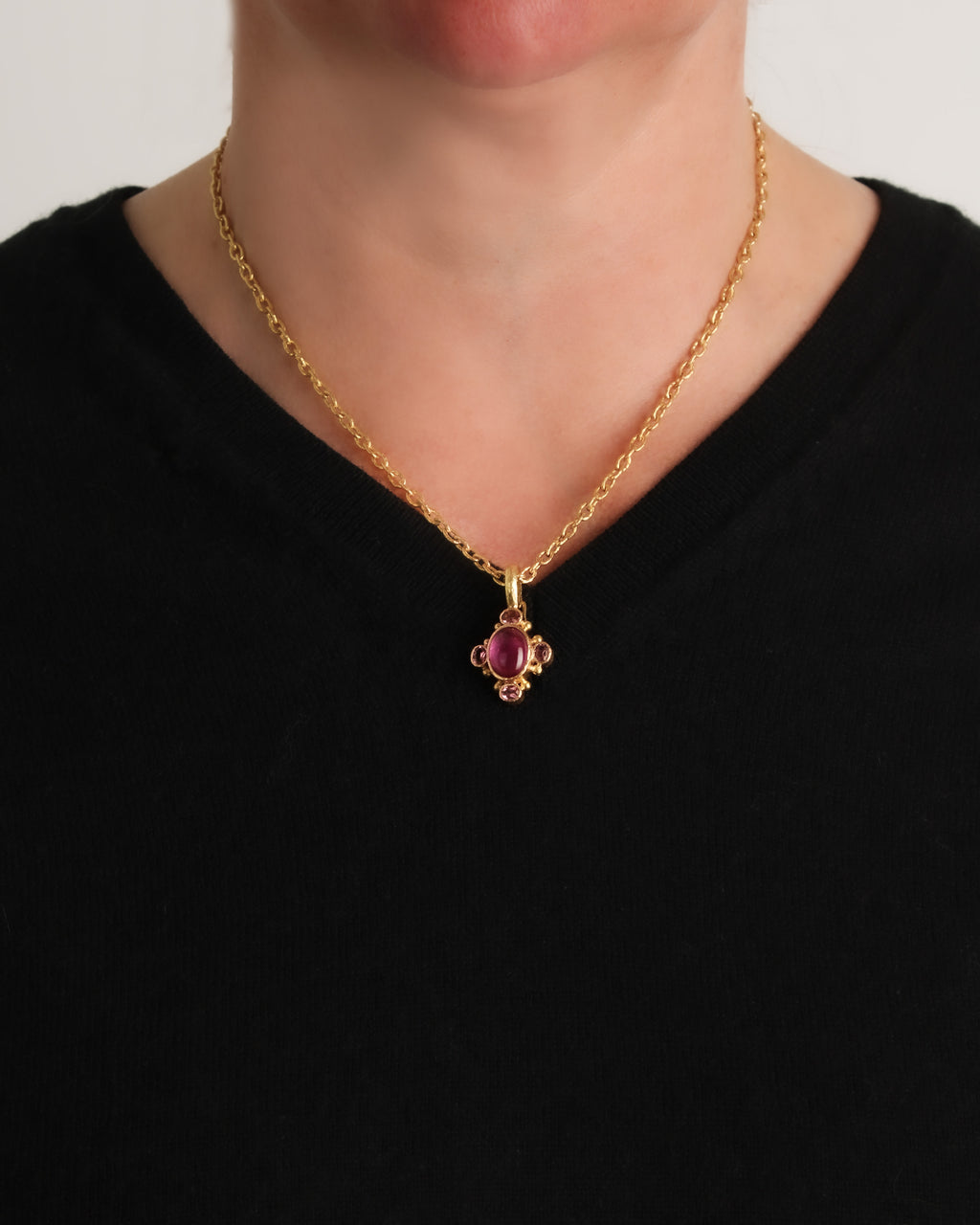 Pink Tourmaline Pendant