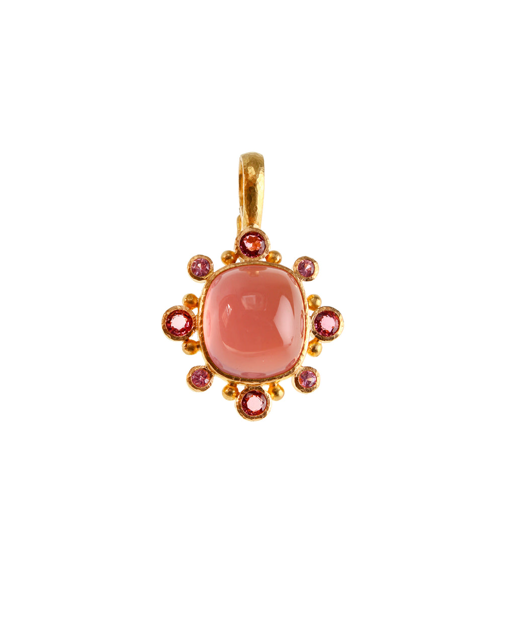 Rose Quartz and Pink Tourmaline Pendant