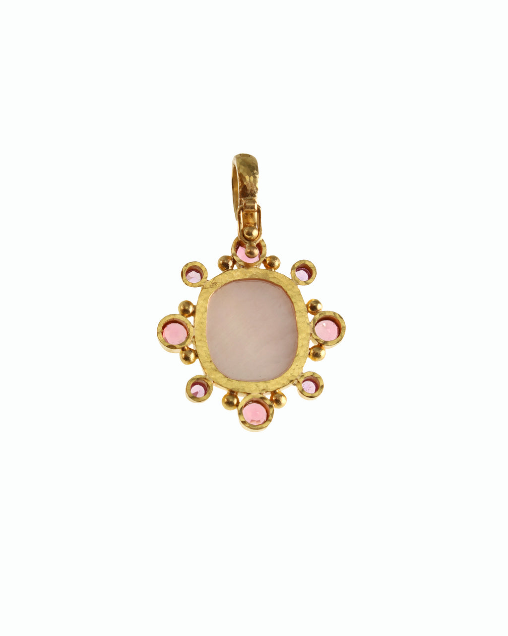Rose Quartz and Pink Tourmaline Pendant