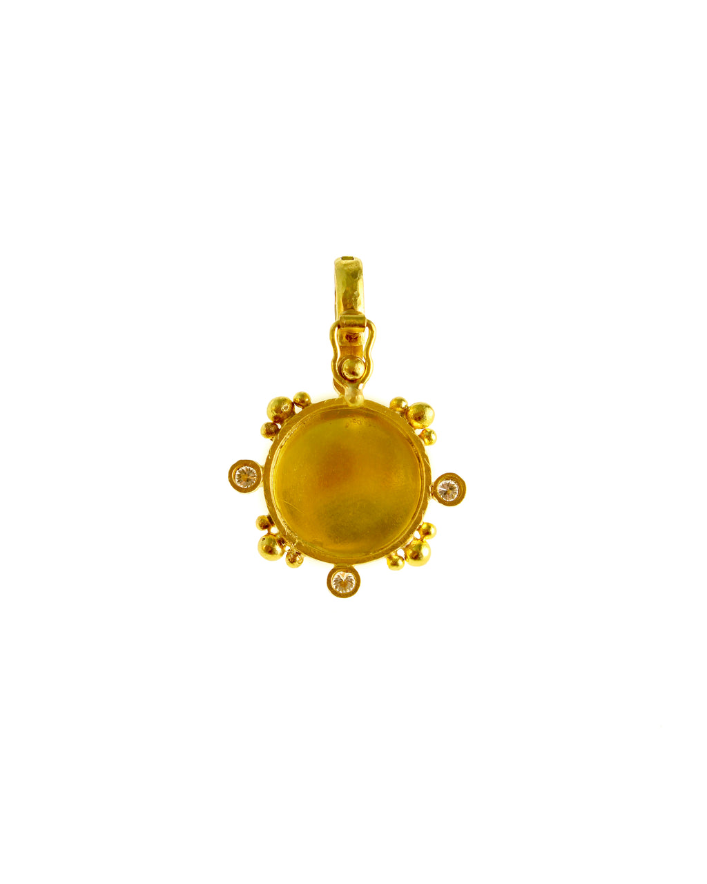 Gold 'Unicorn' with Diamonds Pendant