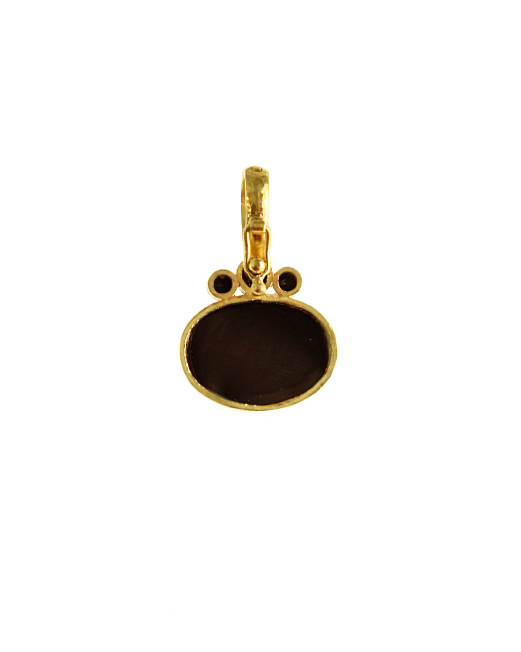 Onyx 'Roman Horse' with Black Spinel Pendant