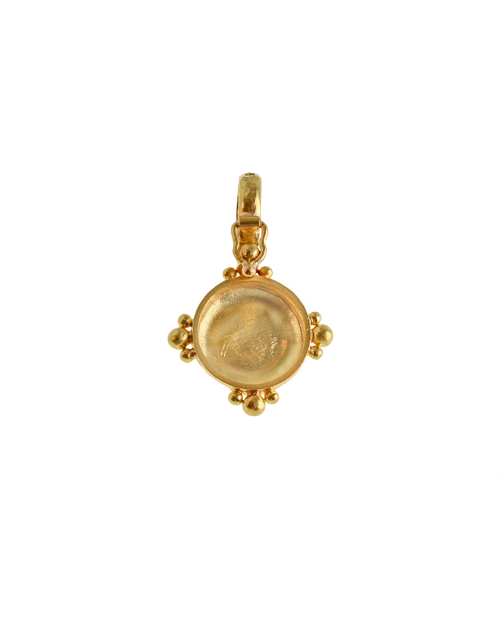 Gold Round 'Pegasus' Pendant
