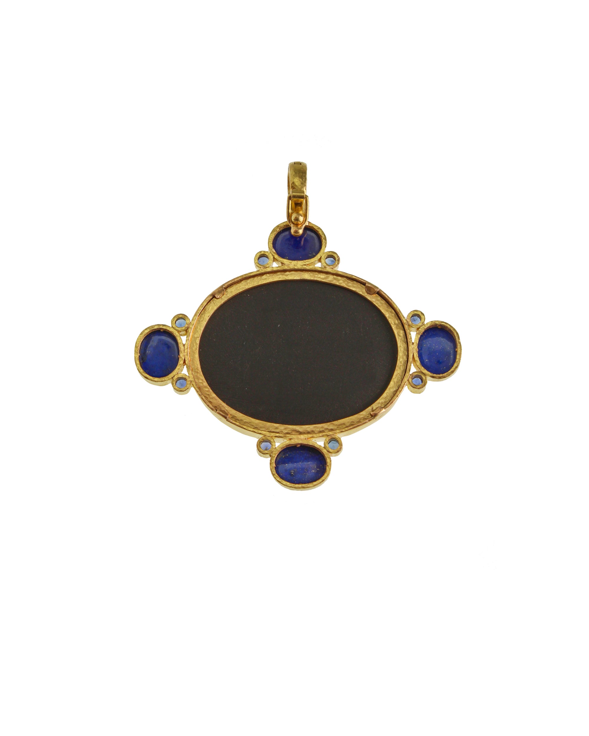 Pietra Dura 'Dove and Two Butterflies' Pendant