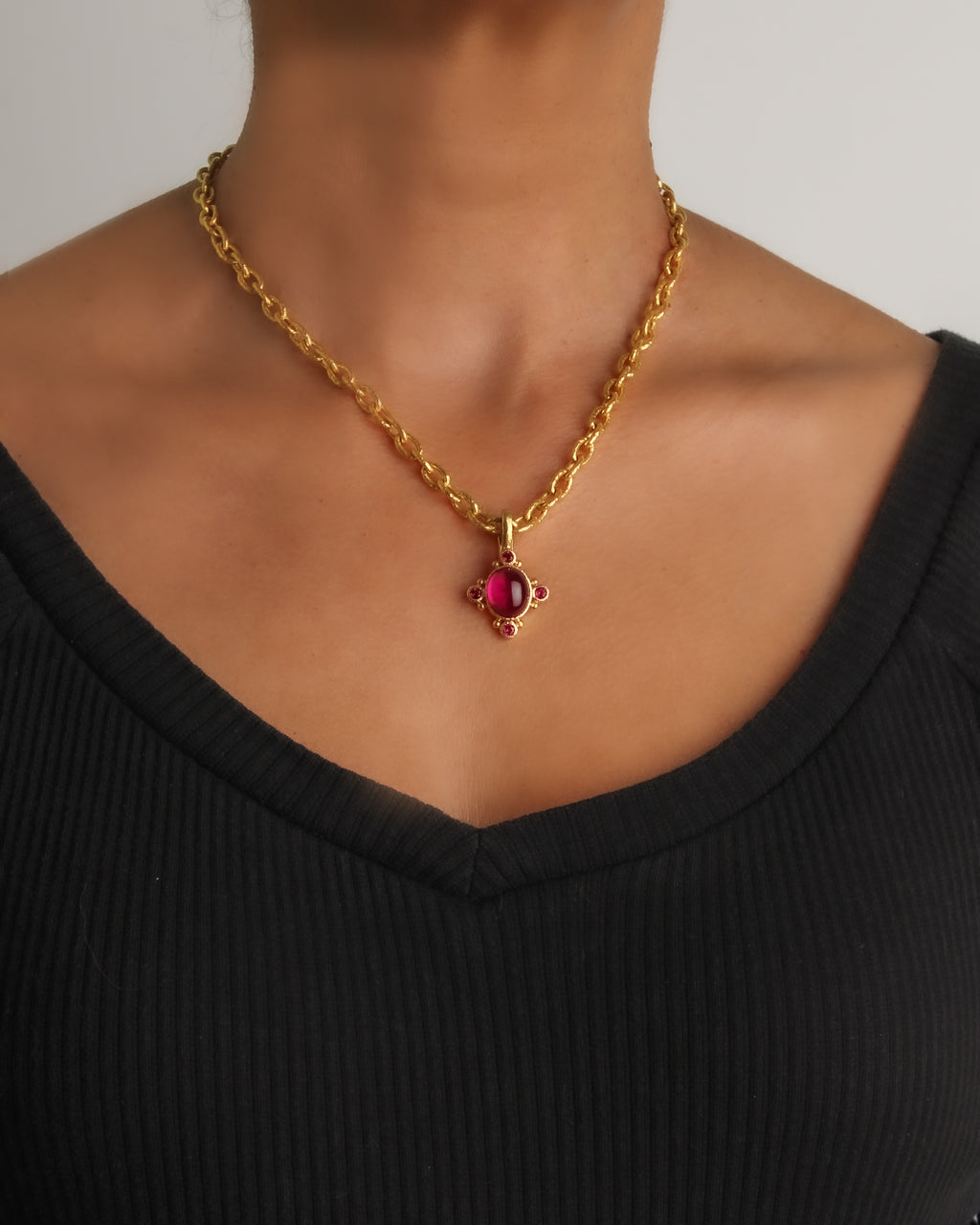 Rubellite Pendant
