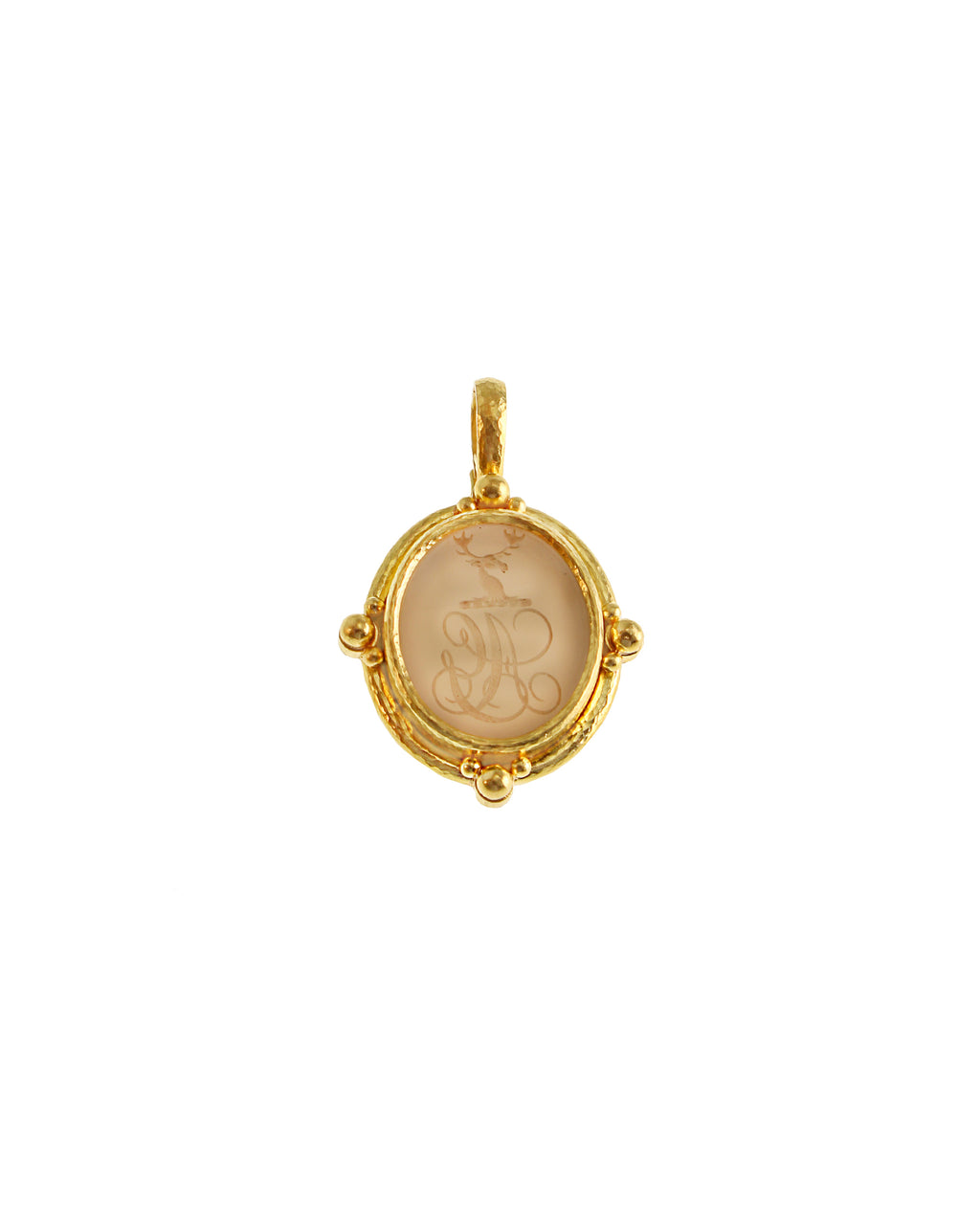 Antique English Quartz Seal Pendant