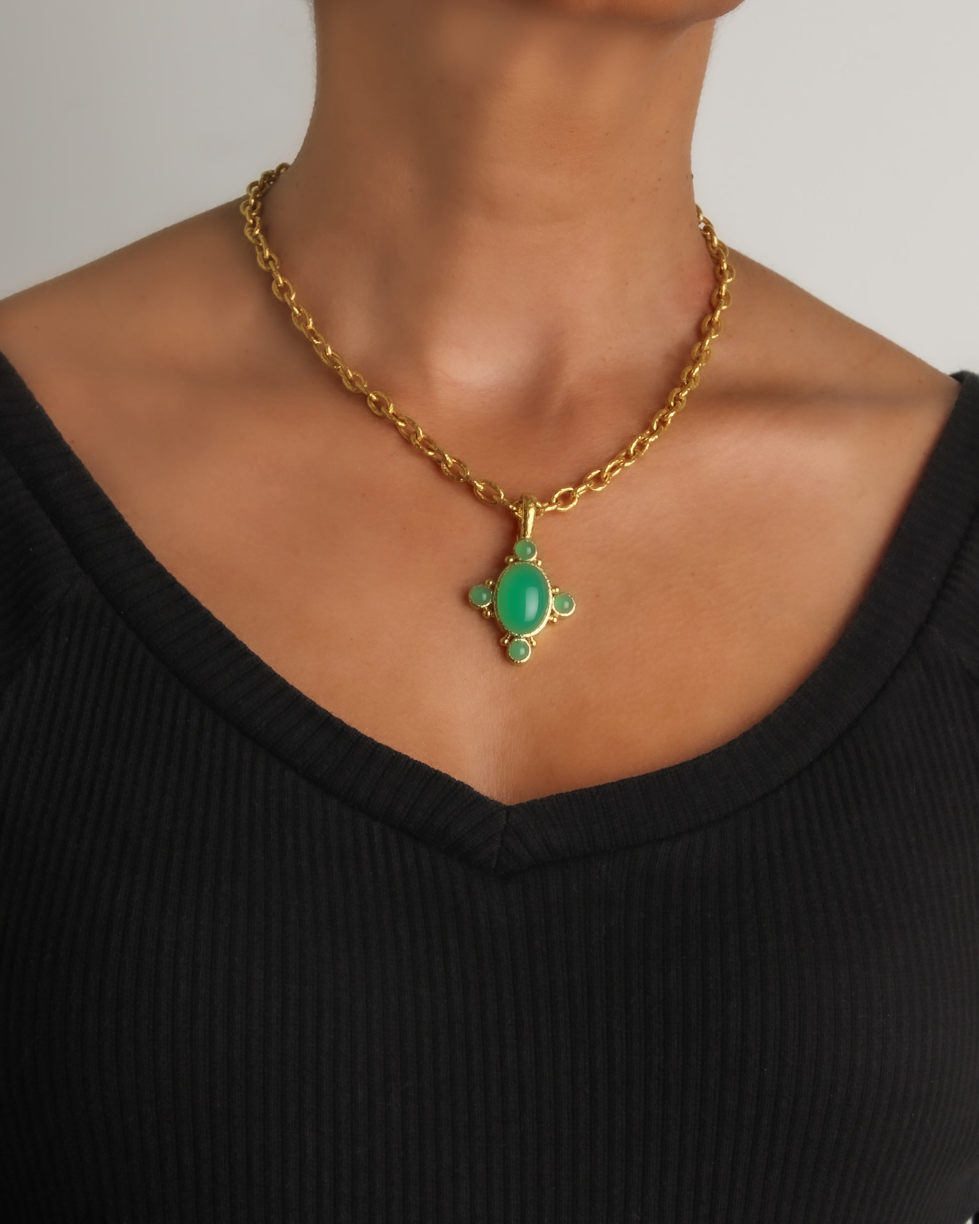 Chrysoprase Pendant
