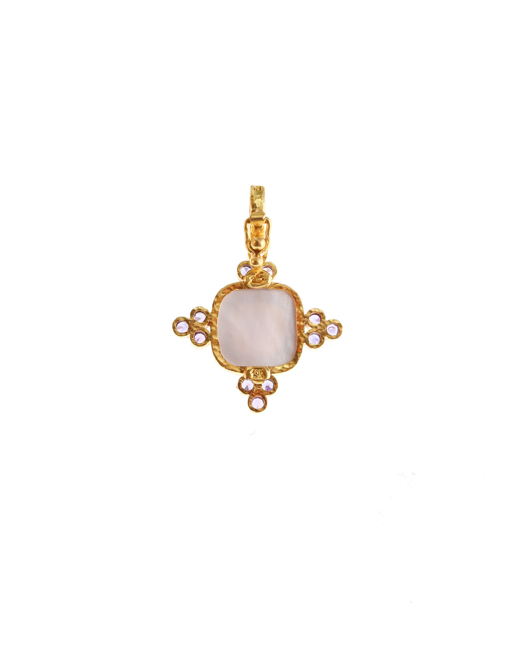 Amethyst and Purple Sapphire Pendant