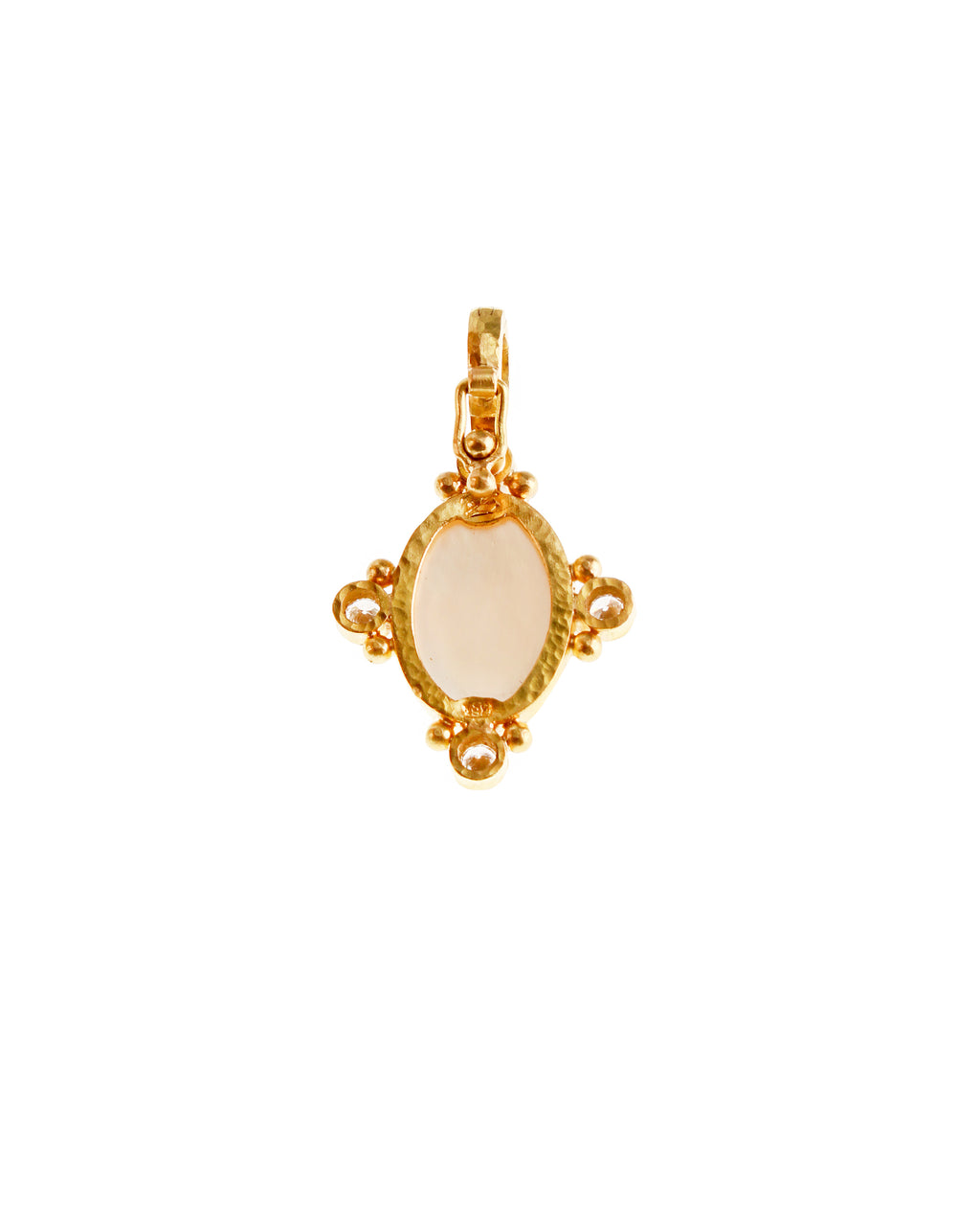 Moonstone and Diamond Pendant