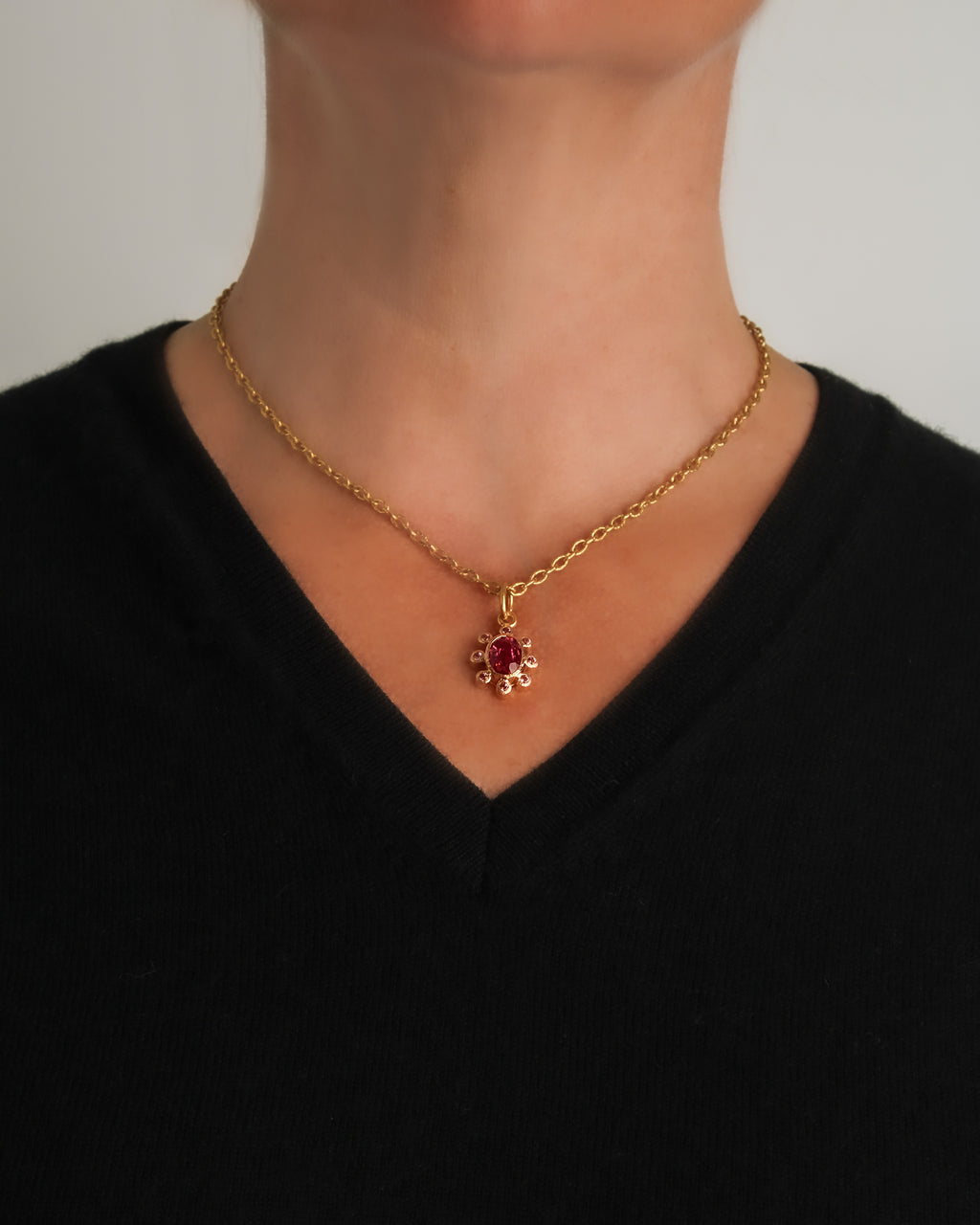 Pink Tourmaline Pendant