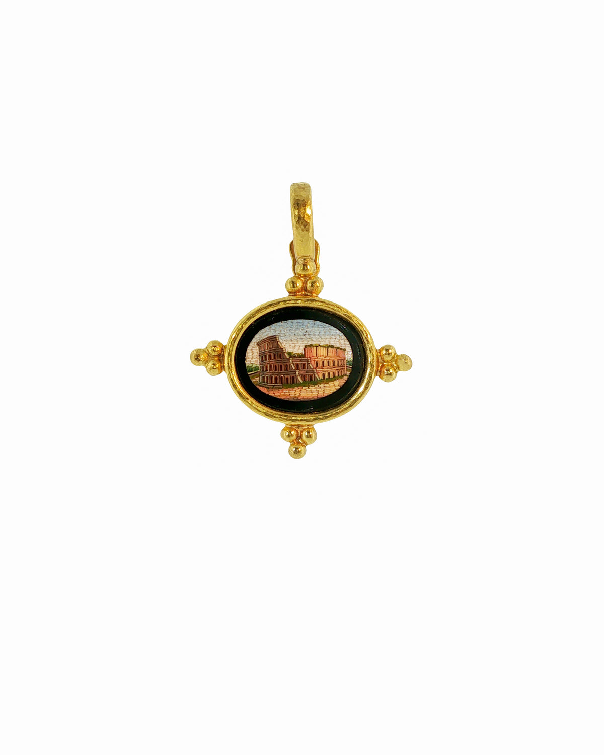19th Century Micromosaic 'Colosseum' Pendant