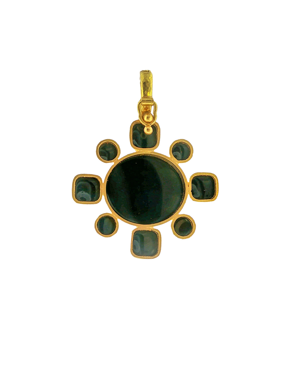 'Roman Horse' Onyx Pendant