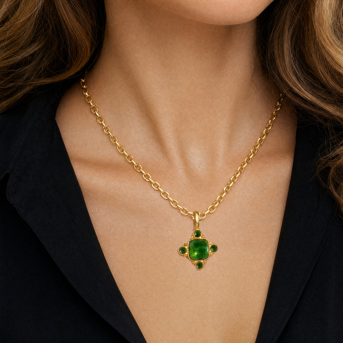 Green Tourmaline Pendant