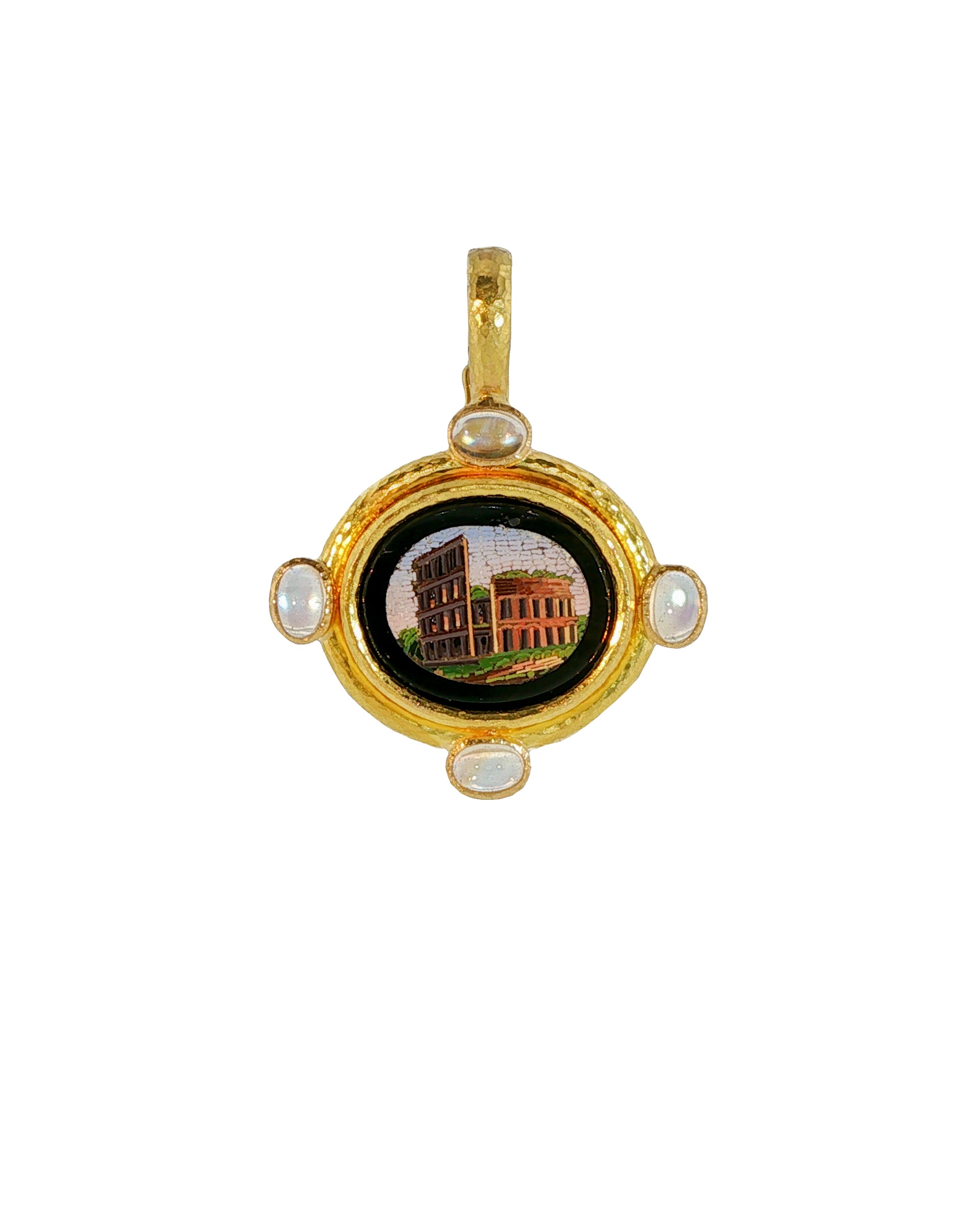 Antique Micromosaic 'Colosseum' Pendant