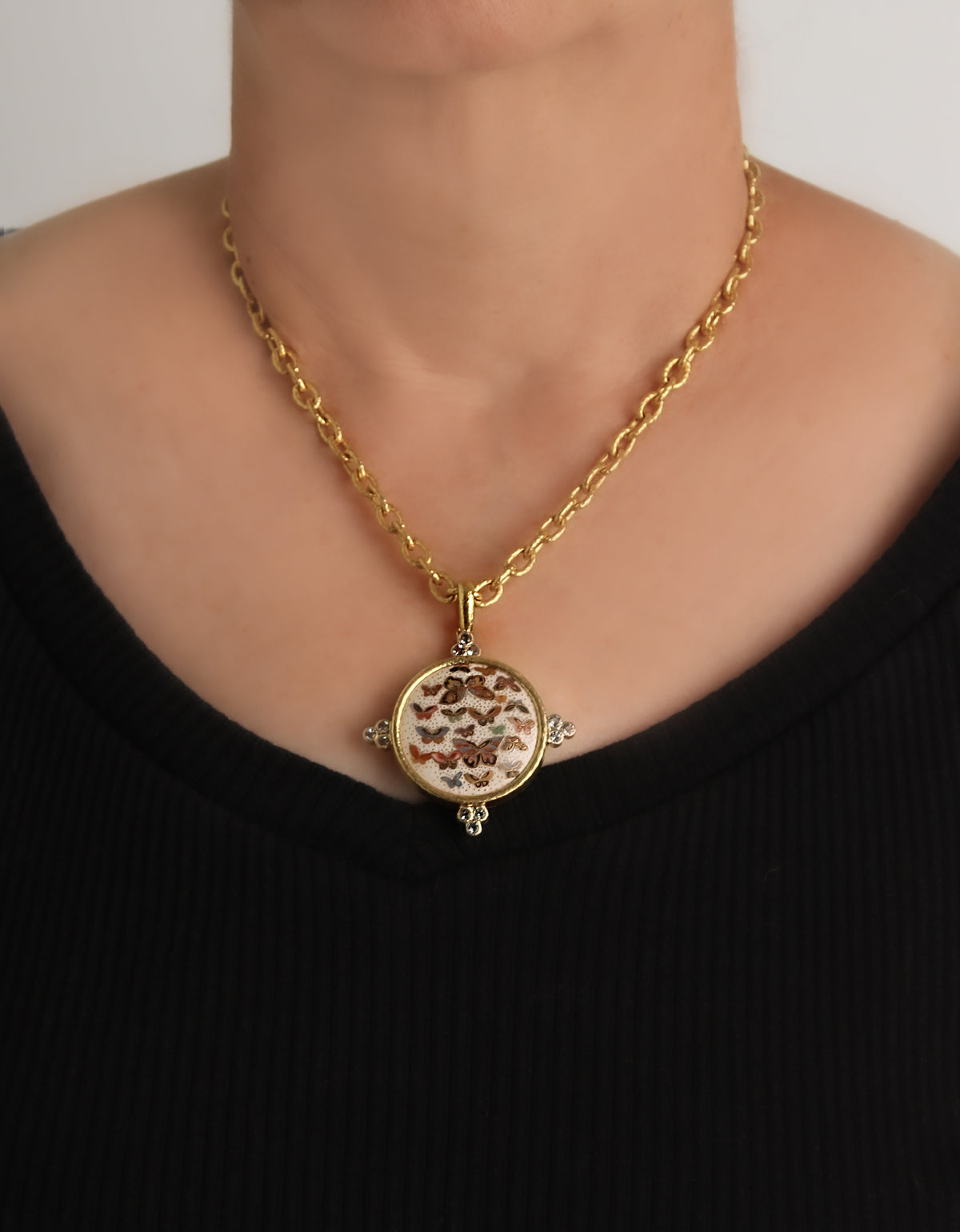 Satsuma 'Butterflies' Pendant