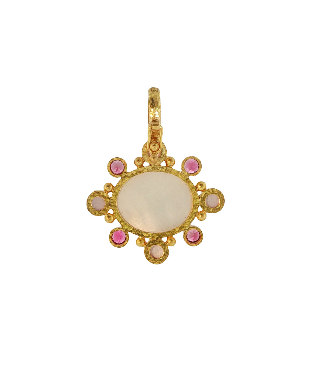 Rose Quartz and Pink Tourmaline Pendant