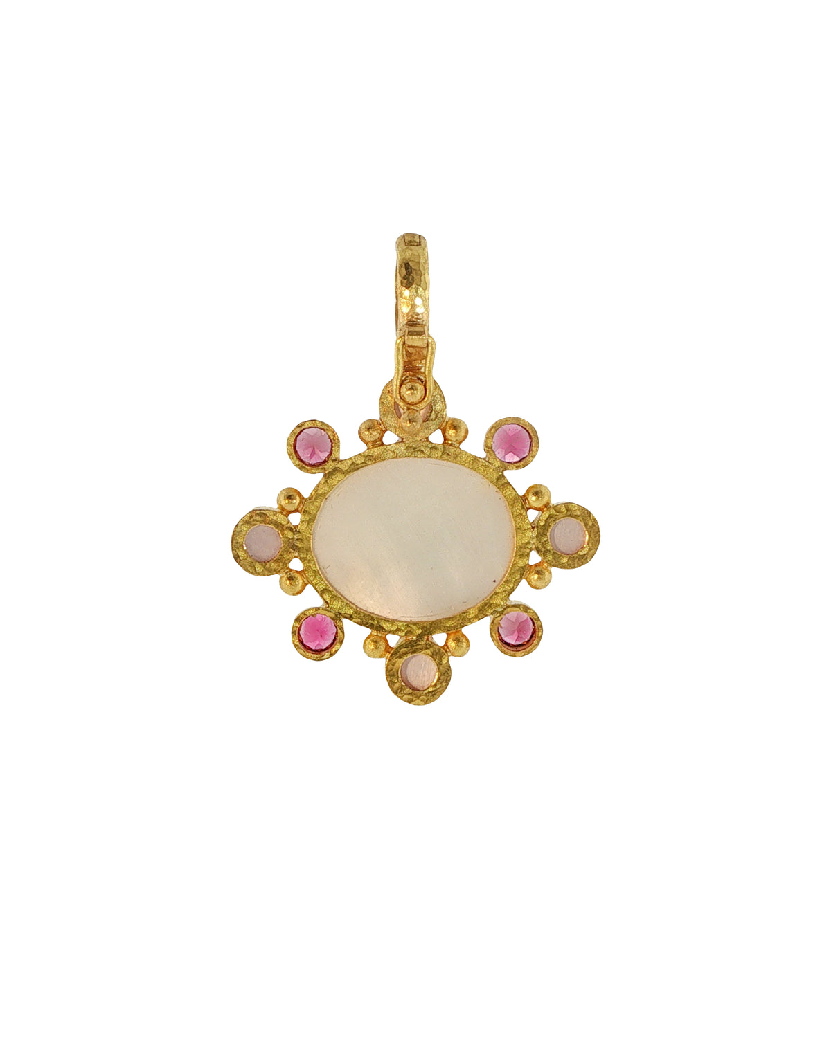 Rose Quartz and Pink Tourmaline Pendant