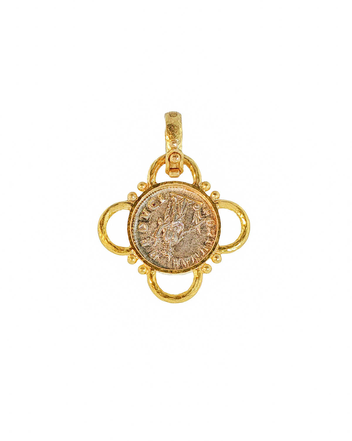 Ancient Roman Silver Coin Pendant