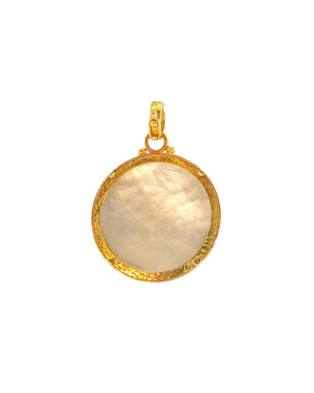 Antique Satsuma 'Golden Dragon' Pendant