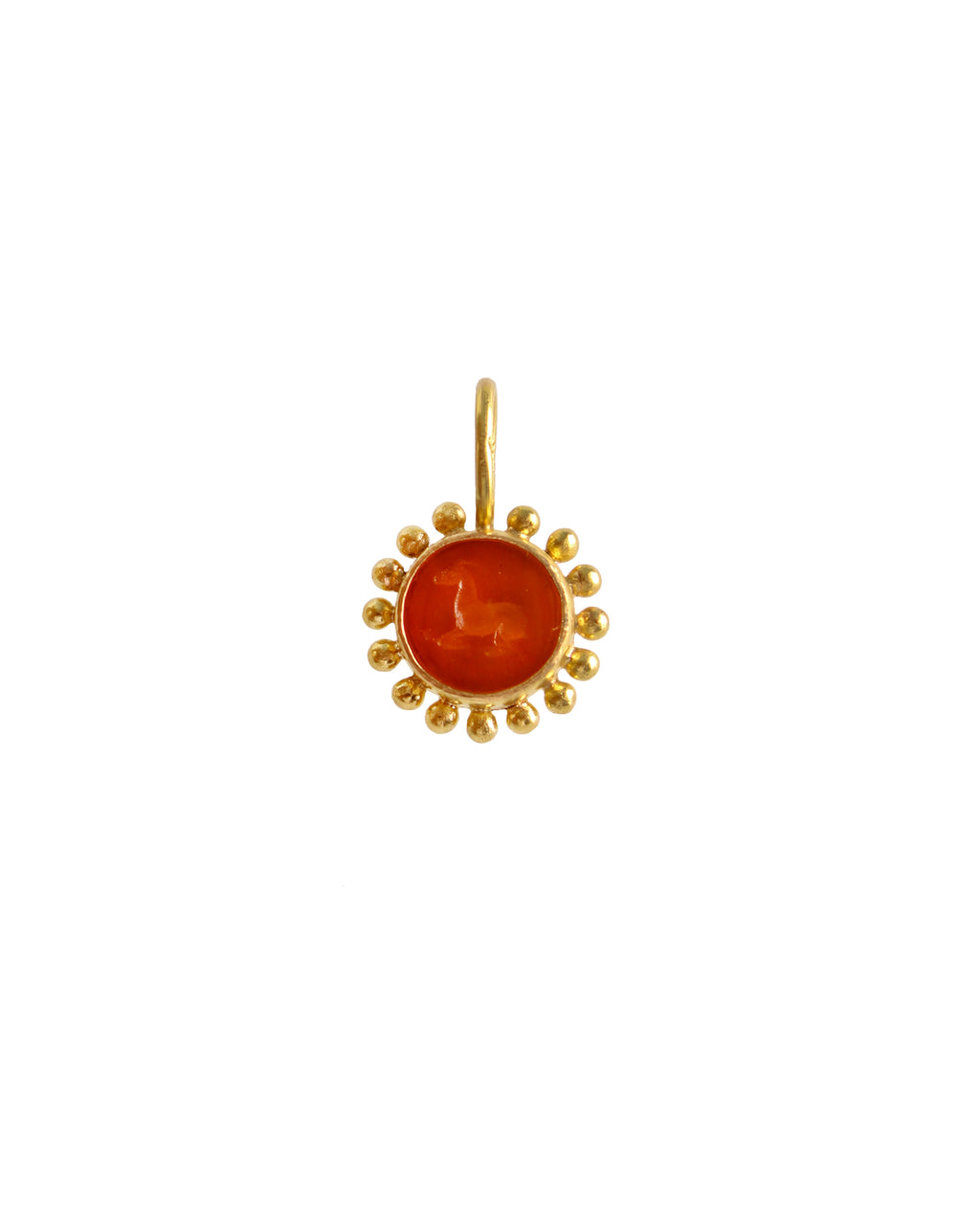 Amber 'Tiny Horse' Pendant with Jump Ring
