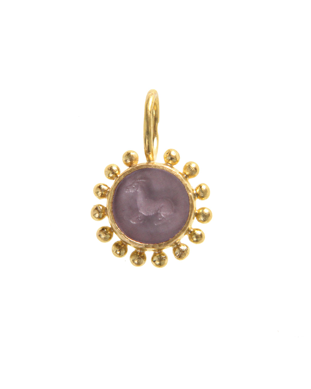 Mulberry 'Tiny Horse' Pendant with Jump Ring
