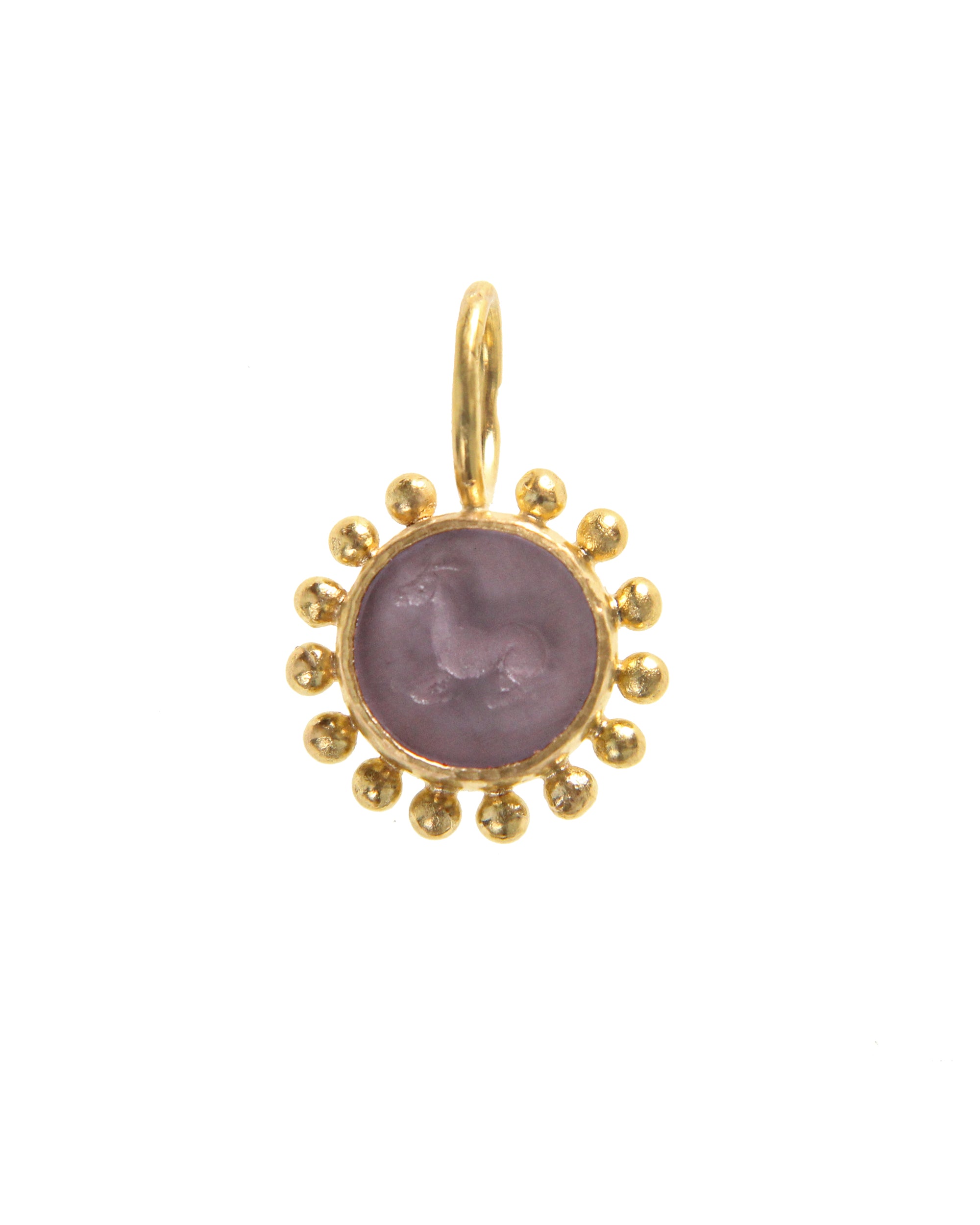 Mulberry 'Tiny Horse' Pendant with Jump Ring