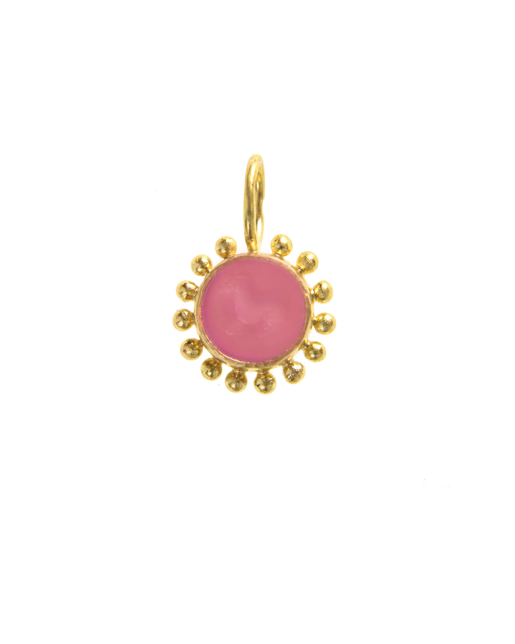 Pink 'Tiny Horse' Pendant with Jump Ring