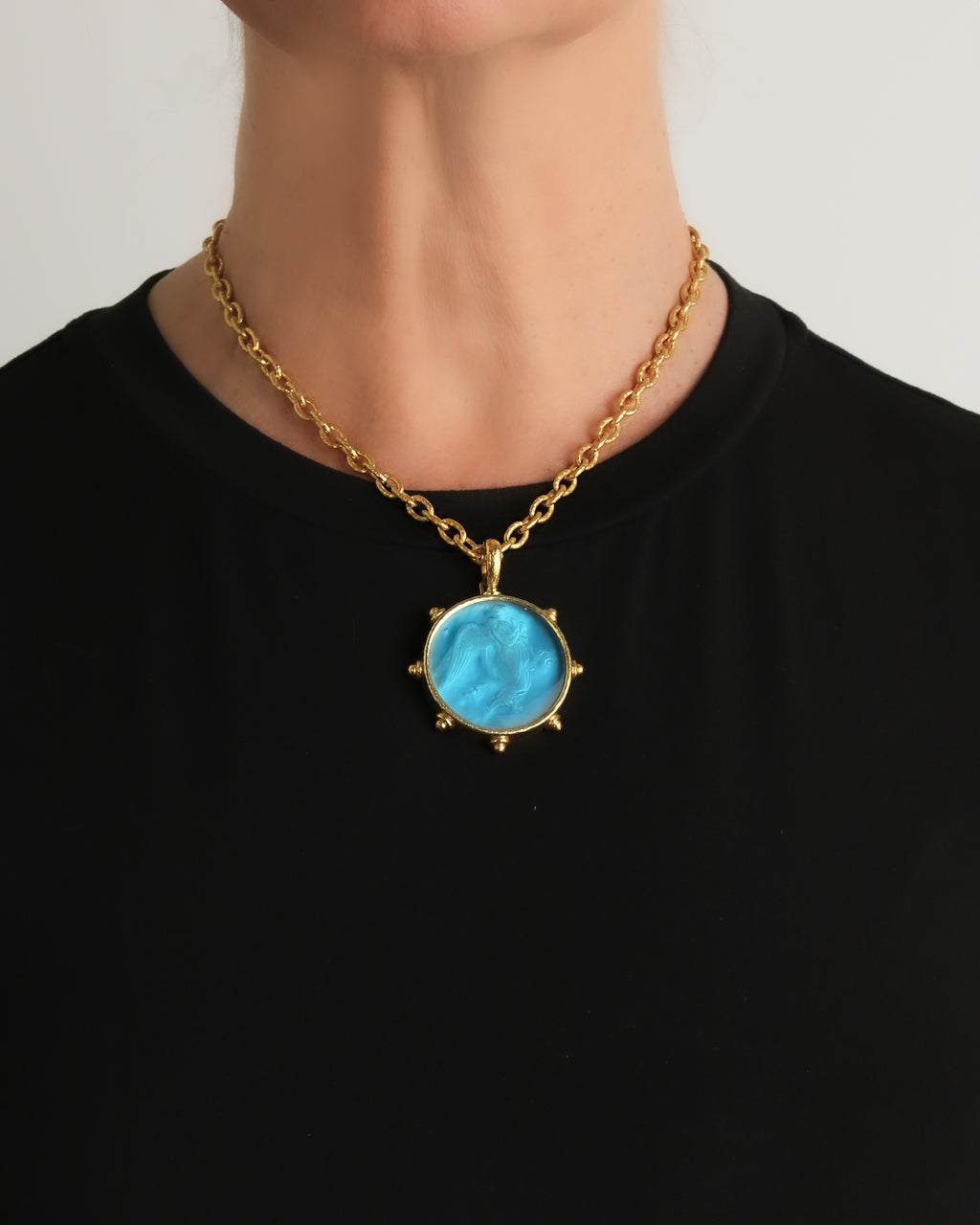 Swimming pool 'Angel with Child' Pendant