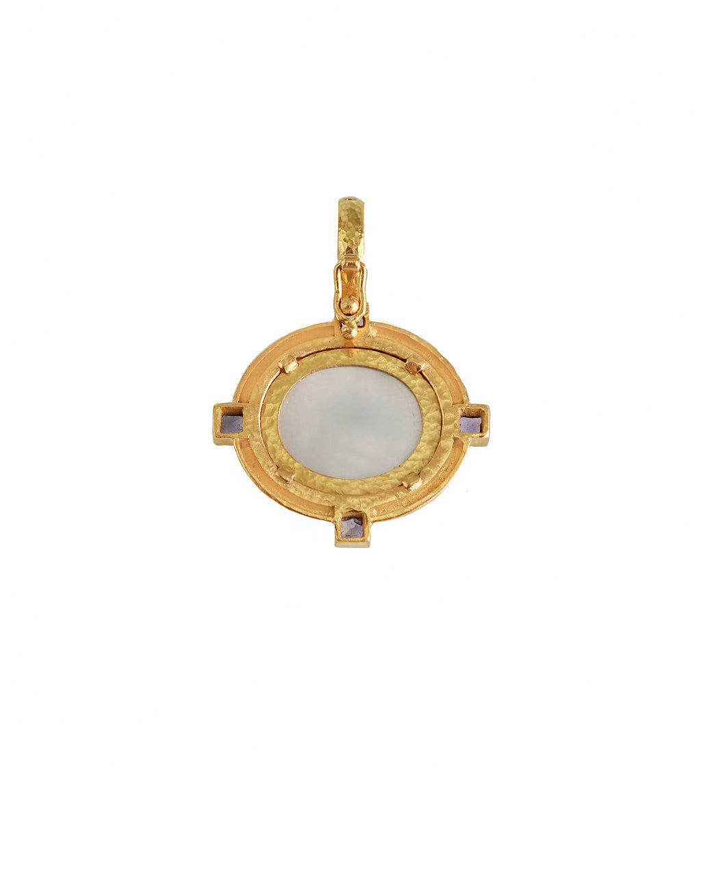 Smoke 'Goddess on Boat' Pendant