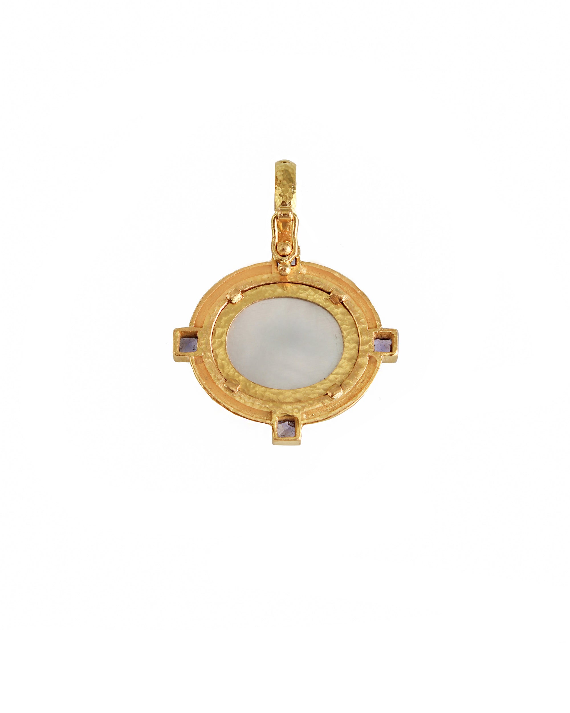 Smoke 'Goddess on Boat' Pendant