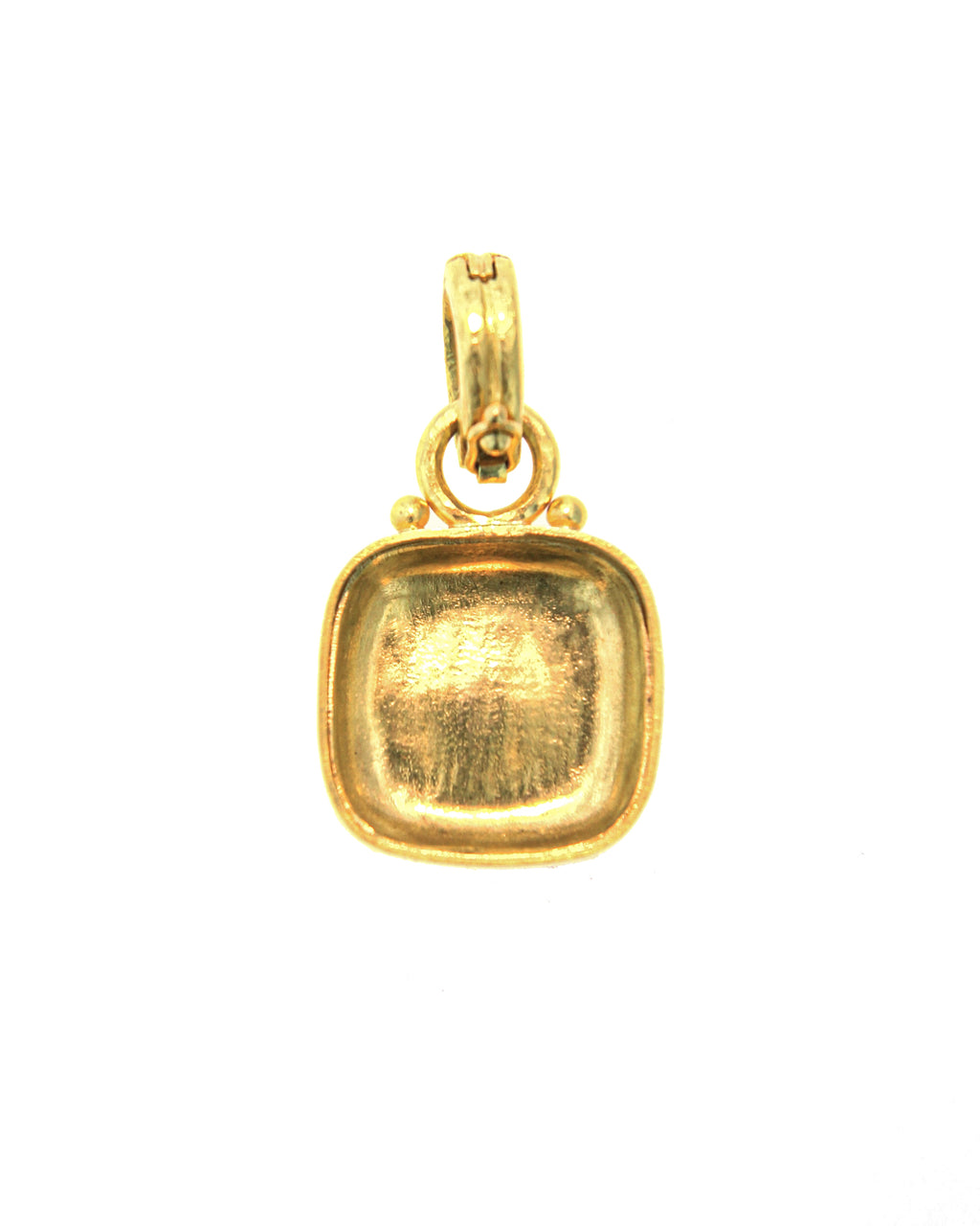 Cushion 20x20 Gold 'Fat Bee' Pendant